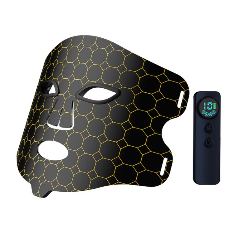 WG-B-M03 Vibration Massage Photon Mask Photon Rejuvenation Facial Beauty Device, EU Plug(Black) - free shipping - PMC TechLife - Order now!