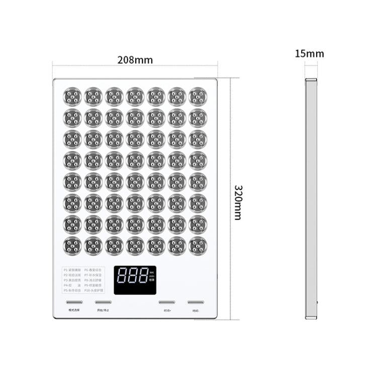 WG-YM-8005 280 LED Lamp Beads Beauty Device Photon Rejuvenation Instrument, UK Plug(White) - free shipping - PMC TechLife - Order now!
