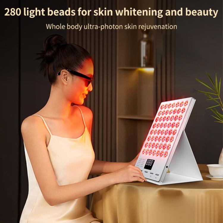 WG-YM-8005 280 LED Lamp Beads Beauty Device Photon Rejuvenation Instrument, UK Plug(White) - free shipping - PMC TechLife - Order now!