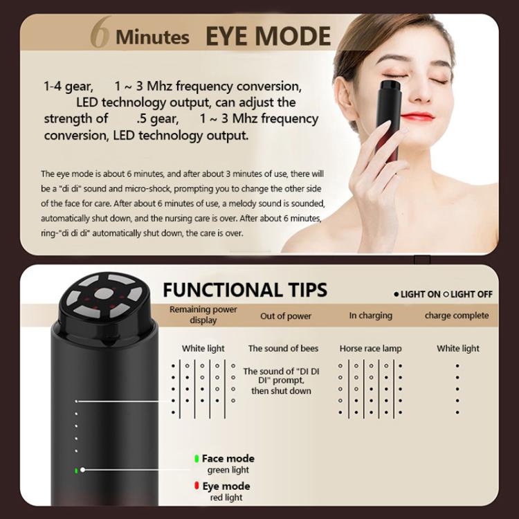 L3007 Frequency Conversion Microcurrent Photon Skin Rejuvenation RF Beauty Instrument(Gradient Color) - free shipping - PMC TechLife - Order now!