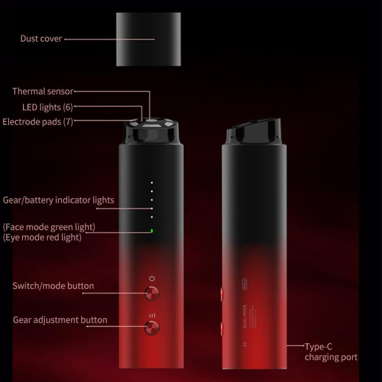 L3007 Frequency Conversion Microcurrent Photon Skin Rejuvenation RF Beauty Instrument(Gradient Color) - free shipping - PMC TechLife - Order now!