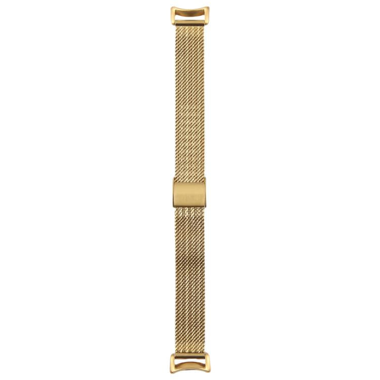 For Xiaomi Smart Band 9 / 8 Integrated Buckle Embossed Milanese Metal Watch Band(Gold) - free shipping - PMC TechLife - Order now!