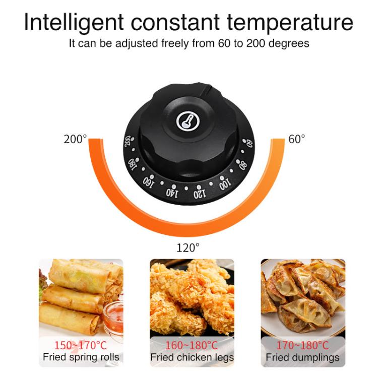 Multifunctional Commercial Stainless Steel Thick Electric Fryer Electric Boiler, Single Cylinder Dual-head 12L+Timer(EU Plug) - free shipping - PMC TechLife - Order now!