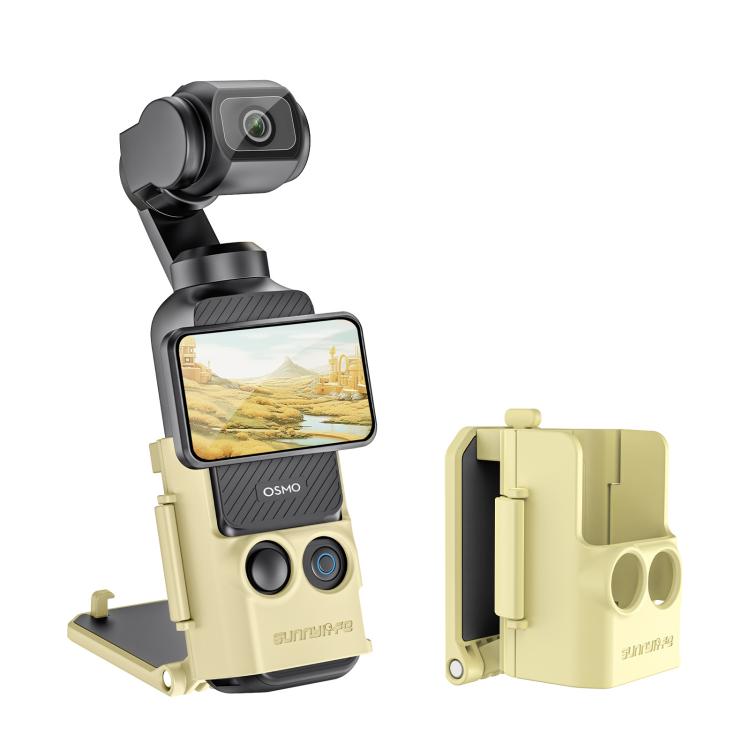 For DJI OSMO Pocket 3 Sunnylife Multifunctional Magnetic Mount Tabletop Base Bracket(Yellow) - free shipping - PMC TechLife - Order now!