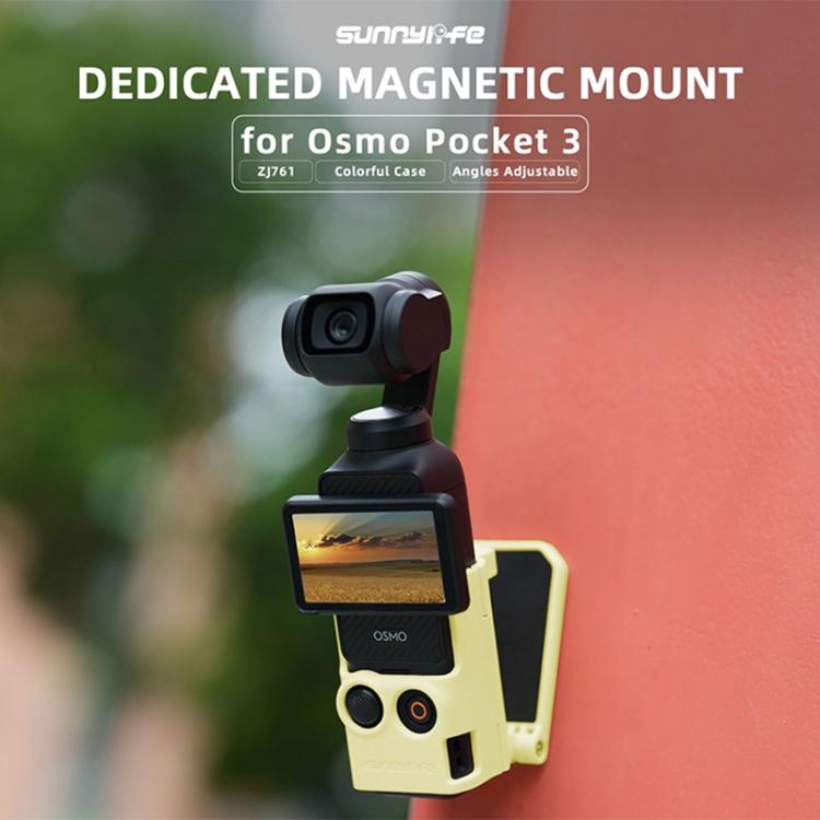For DJI OSMO Pocket 3 Sunnylife Multifunctional Magnetic Mount Tabletop Base Bracket(Pink) - free shipping - PMC TechLife - Order now!