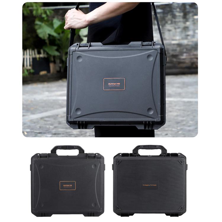 For DJI Mavic 4 Pro Sunnylife Safety Carrying Case Hard Travel Case Large Capacity Waterproof Shock-proof Box(Black) - free shipping - PMC TechLife - Order now!