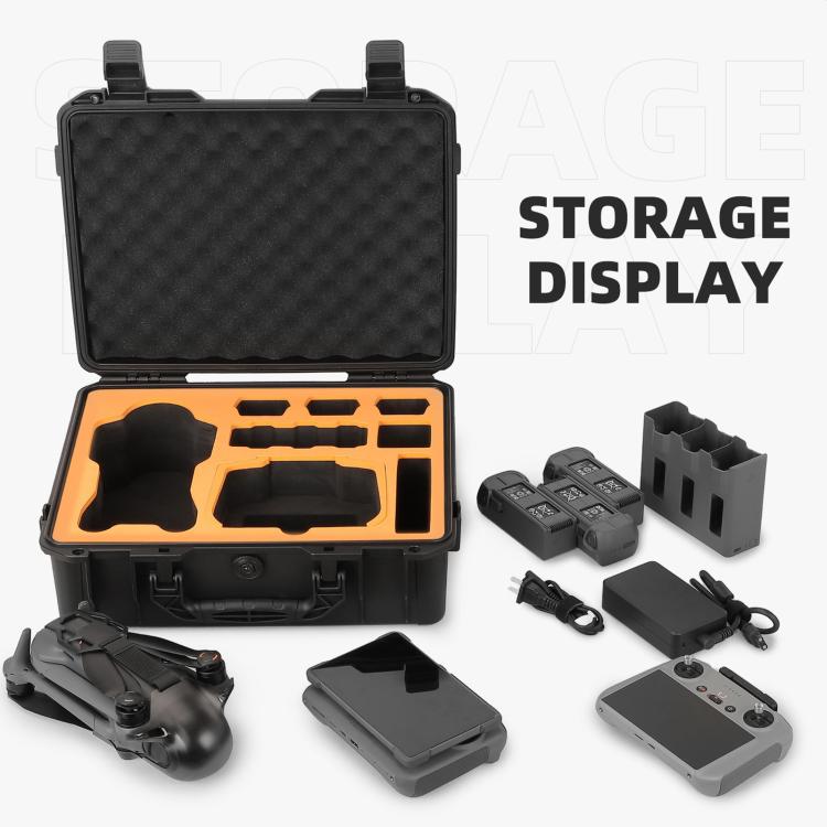 For DJI Mavic 4 Pro Sunnylife Safety Carrying Case Hard Travel Case Large Capacity Waterproof Shock-proof Box(Black) - free shipping - PMC TechLife - Order now!