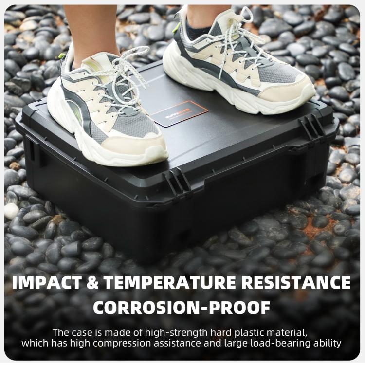 For DJI Mavic 4 Pro Sunnylife Safety Carrying Case Hard Travel Case Large Capacity Waterproof Shock-proof Box(Black) - free shipping - PMC TechLife - Order now!