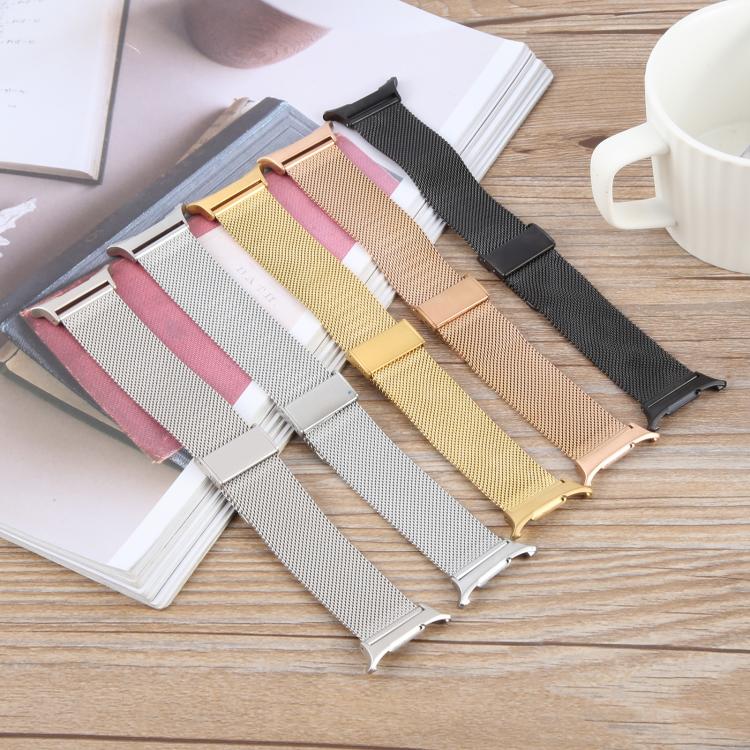 For Samsung Galaxy Watch Ultra 47mm Milanese Integrated Buckle Metal Watch Band(Rose Gold) - free shipping - PMC TechLife - Order now!