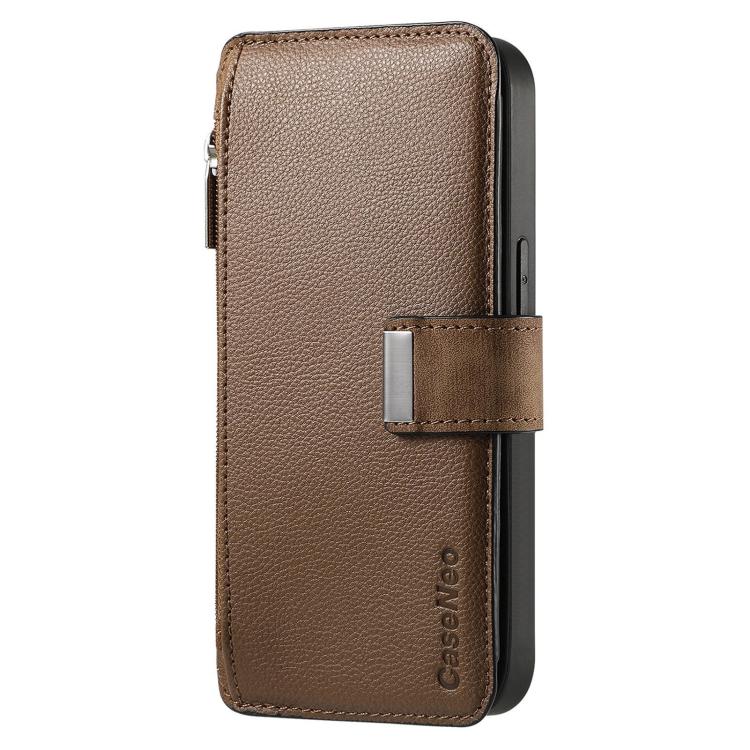 For Honor 400 Pro Global 160.8mm CaseNeo MagSafe RFID Anti-theft Zipper Wallet Retro Leather Phone Case(Brown) - free shipping - PMC TechLife - Order now!
