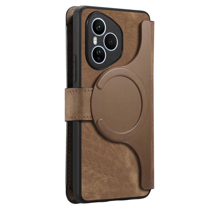 For Honor 400 Pro Global 160.8mm CaseNeo MagSafe RFID Anti-theft Zipper Wallet Retro Leather Phone Case(Brown) - free shipping - PMC TechLife - Order now!