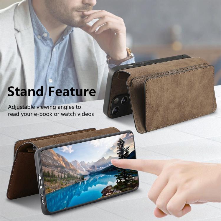 For Honor 400 Pro Global 160.8mm CaseNeo MagSafe RFID Anti-theft Zipper Wallet Retro Leather Phone Case(Brown) - free shipping - PMC TechLife - Order now!