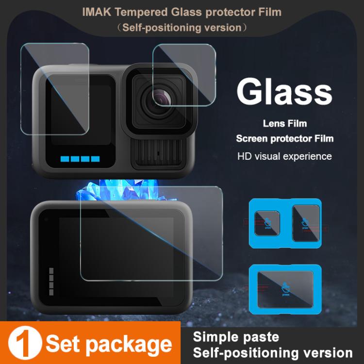 For GoPro HERO13 Black imak Tempered Glass Film with Camera Lens Film, Self-positioning Version - free shipping - PMC TechLife - Order now!