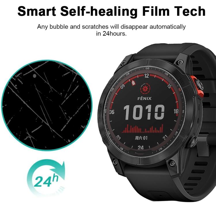 For Garmin Fenix 7 5pcs xDfind Soft Hydrogel Film Full Cover Front Protector - free shipping - PMC TechLife - Order now!