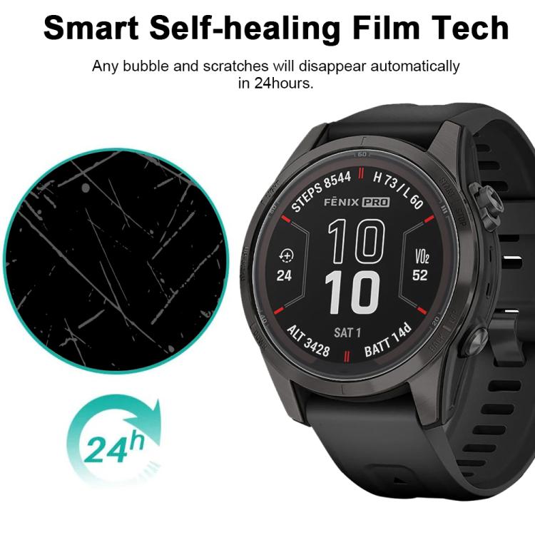 For Garmin Fenix 7s Pro 5pcs xDfind Soft Hydrogel Film Full Cover Front Protector - free shipping - PMC TechLife - Order now!