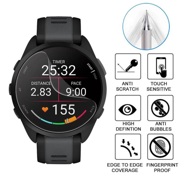 For Garmin Forerunner 165 5pcs xDfind Soft Hydrogel Film Full Cover Front Protector - free shipping - PMC TechLife - Order now!