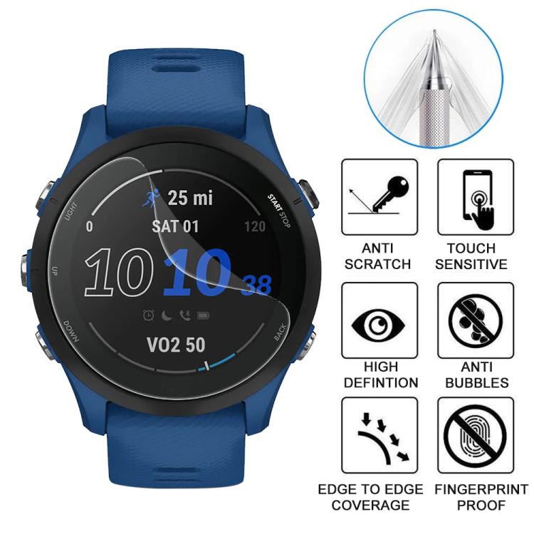 For Garmin Forerunner 255 5pcs xDfind Soft Hydrogel Film Full Cover Front Protector - free shipping - PMC TechLife - Order now!