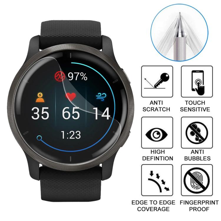 For Garmin Venu 2 5pcs xDfind Soft Hydrogel Film Full Cover Front Protector - free shipping - PMC TechLife - Order now!