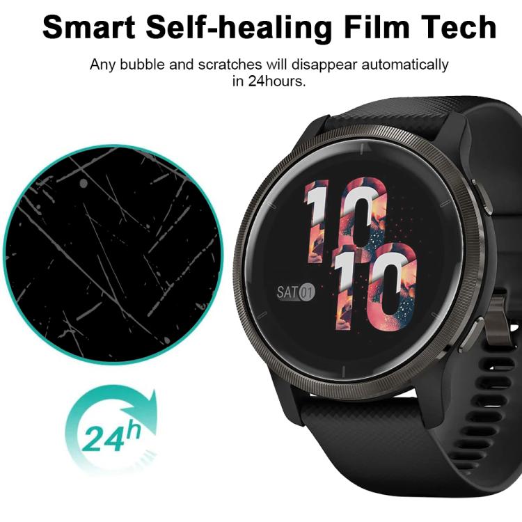 For Garmin Venu 2 5pcs xDfind Soft Hydrogel Film Full Cover Front Protector - free shipping - PMC TechLife - Order now!