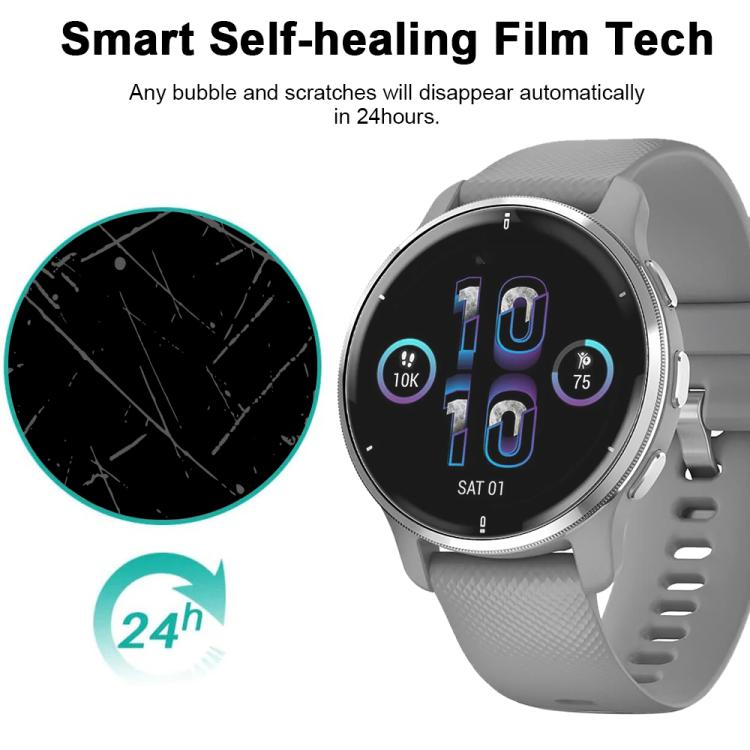 For Garmin Venu 2 Plus 5pcs xDfind Soft Hydrogel Film Full Cover Front Protector - free shipping - PMC TechLife - Order now!
