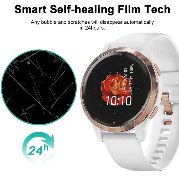 For Garmin Venu 2s 5pcs xDfind Soft Hydrogel Film Full Cover Front Protector - free shipping - PMC TechLife - Order now!