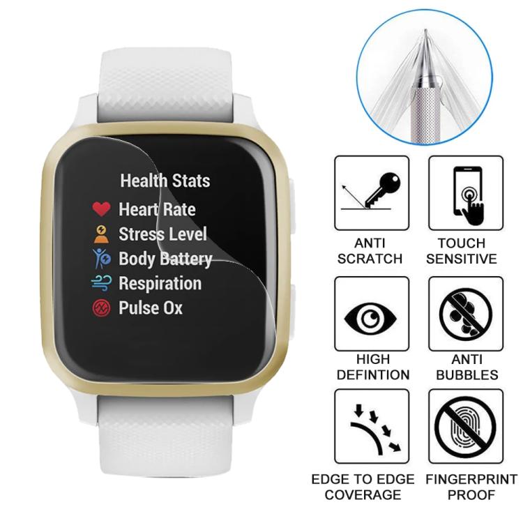 For Garmin Venu SQ 5pcs xDfind Soft Hydrogel Film Full Cover Front Protector - free shipping - PMC TechLife - Order now!