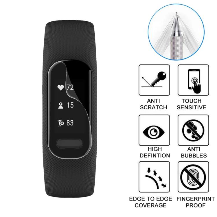 For Garmin vivosmart 5 5pcs xDfind Soft Hydrogel Film Full Cover Front Protector - free shipping - PMC TechLife - Order now!