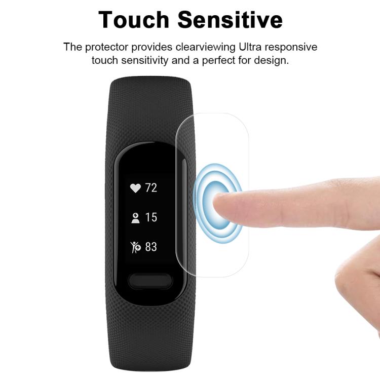 For Garmin vivosmart 5 5pcs xDfind Soft Hydrogel Film Full Cover Front Protector - free shipping - PMC TechLife - Order now!