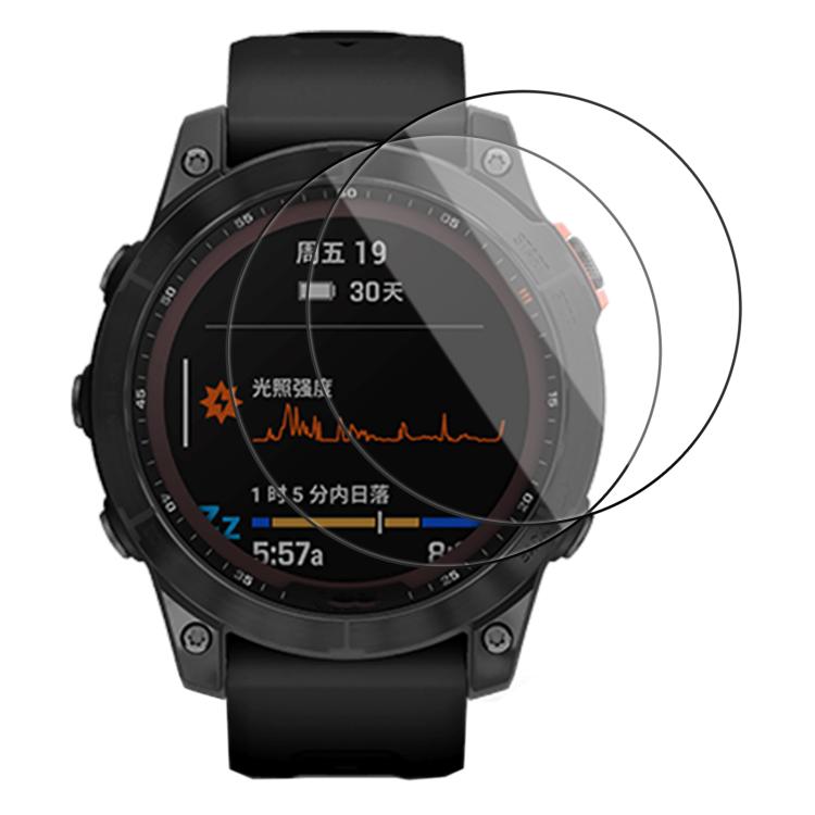For Garmin Fenix 7 2pcs xDfind Curved 3D Composite Material Soft Film Screen Protector - free shipping - PMC TechLife - Order now!