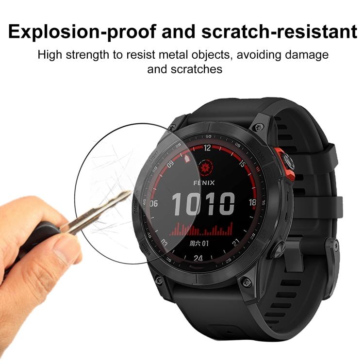 For Garmin Fenix 7 2pcs xDfind Curved 3D Composite Material Soft Film Screen Protector - free shipping - PMC TechLife - Order now!