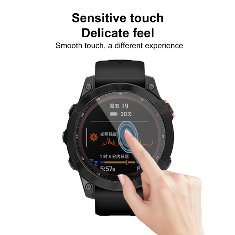 For Garmin Fenix 7 2pcs xDfind Curved 3D Composite Material Soft Film Screen Protector - free shipping - PMC TechLife - Order now!