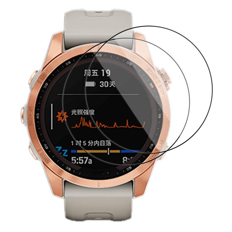 For Garmin Fenix 7s 2pcs xDfind Curved 3D Composite Material Soft Film Screen Protector - free shipping - PMC TechLife - Order now!
