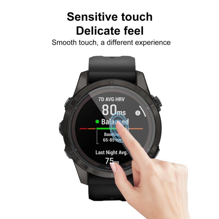For Garmin Fenix 7s Pro 2pcs xDfind Curved 3D Composite Material Soft Film Screen Protector - free shipping - PMC TechLife - Order now!