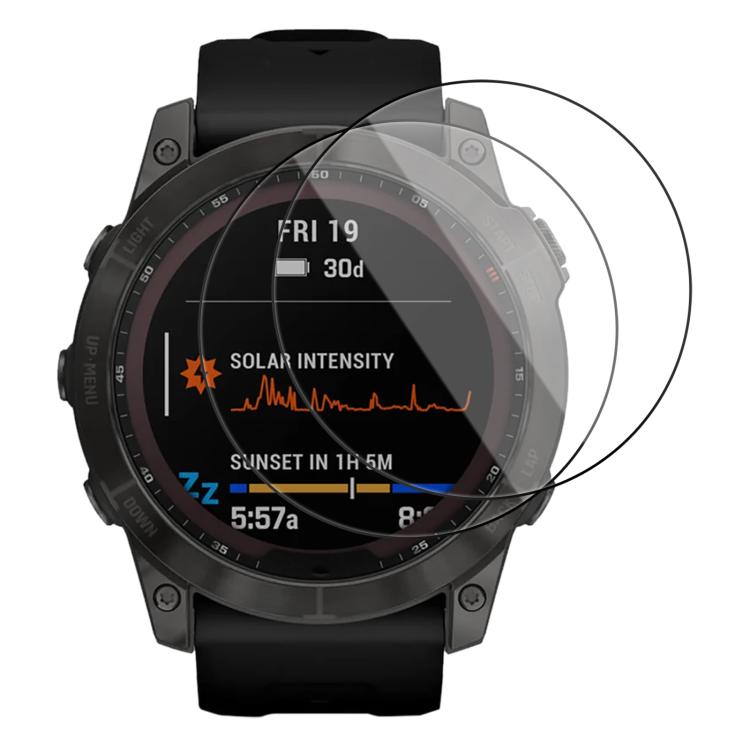 For Garmin Fenix 7X 2pcs xDfind Curved 3D Composite Material Soft Film Screen Protector - free shipping - PMC TechLife - Order now!