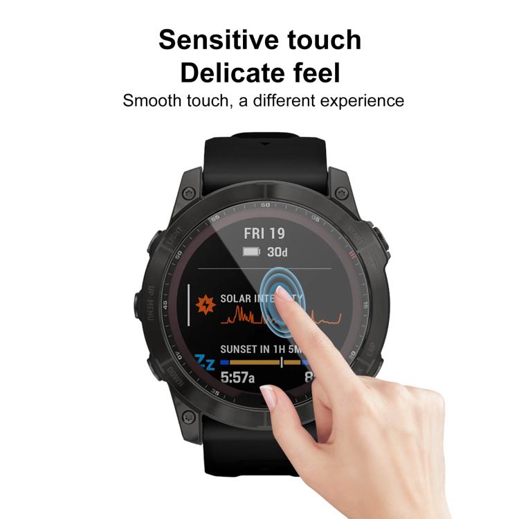 For Garmin Fenix 7X 2pcs xDfind Curved 3D Composite Material Soft Film Screen Protector - free shipping - PMC TechLife - Order now!