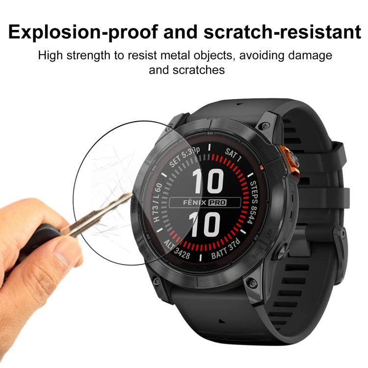 For Garmin Fenix 7X Pro 2pcs xDfind Curved 3D Composite Material Soft Film Screen Protector - free shipping - PMC TechLife - Order now!