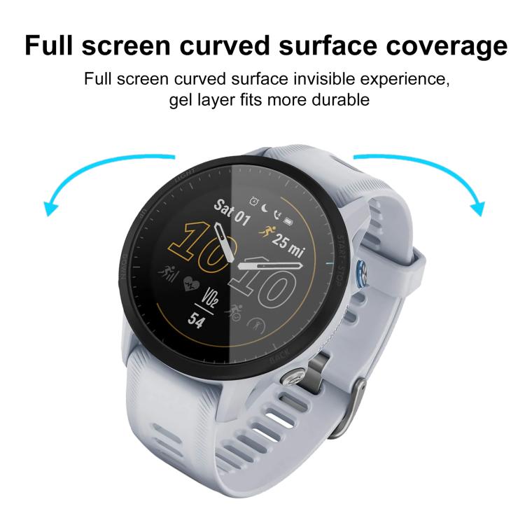 For Garmin Forerunner 955 2pcs xDfind Curved 3D Composite Material Soft Film Screen Protector - free shipping - PMC TechLife - Order now!