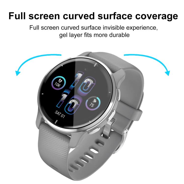 For Garmin Venu 2 Plus 2pcs xDfind Curved 3D Composite Material Soft Film Screen Protector - free shipping - PMC TechLife - Order now!