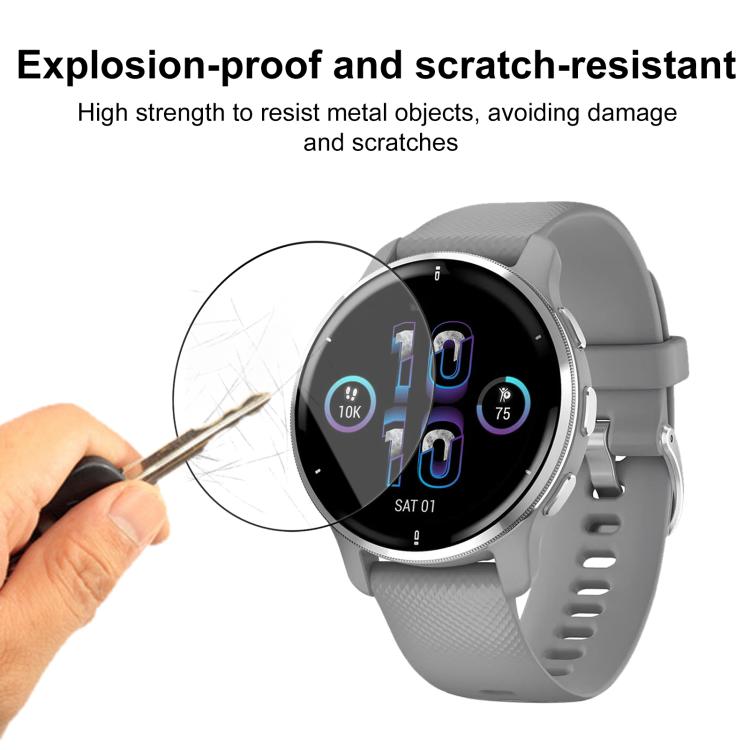For Garmin Venu 2 Plus 2pcs xDfind Curved 3D Composite Material Soft Film Screen Protector - free shipping - PMC TechLife - Order now!