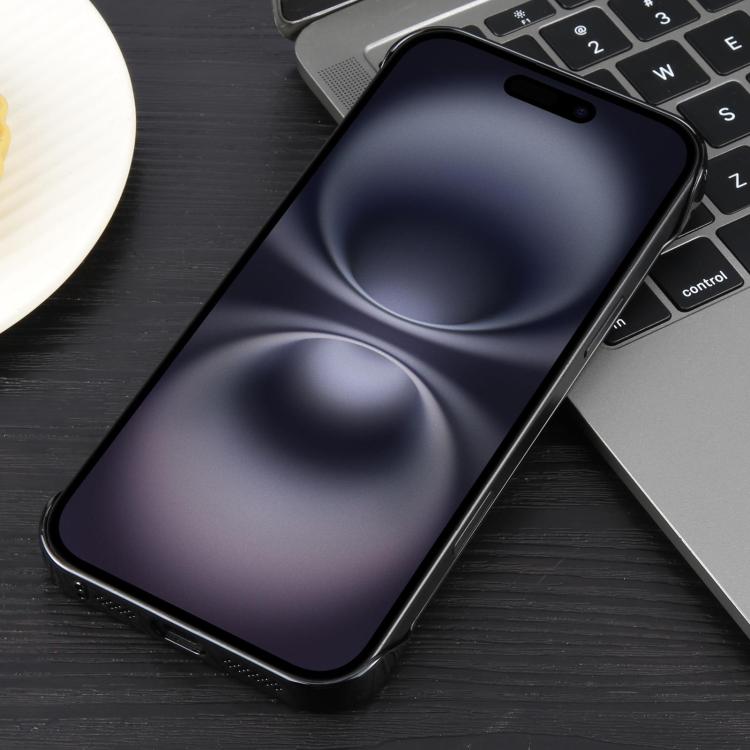 For iPhone 16 Electroplating Frameless Frosted Anti-Glare PC MagSafe Phone Case(Black) - free shipping - PMC TechLife - Order now!