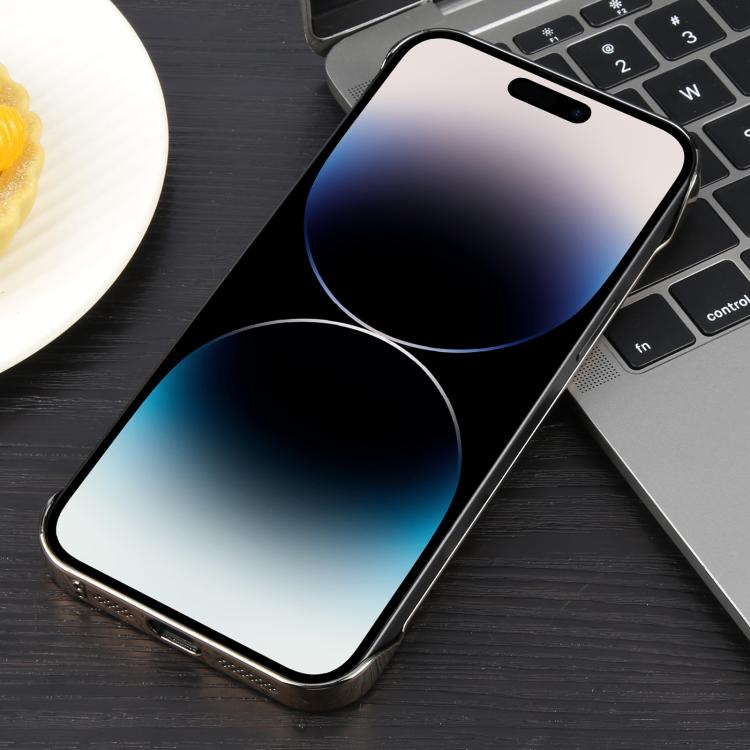 For iPhone 14 Pro Max Electroplating Frameless Frosted Anti-Glare PC MagSafe Phone Case(Desert Gold) - free shipping - PMC TechLife - Order now!