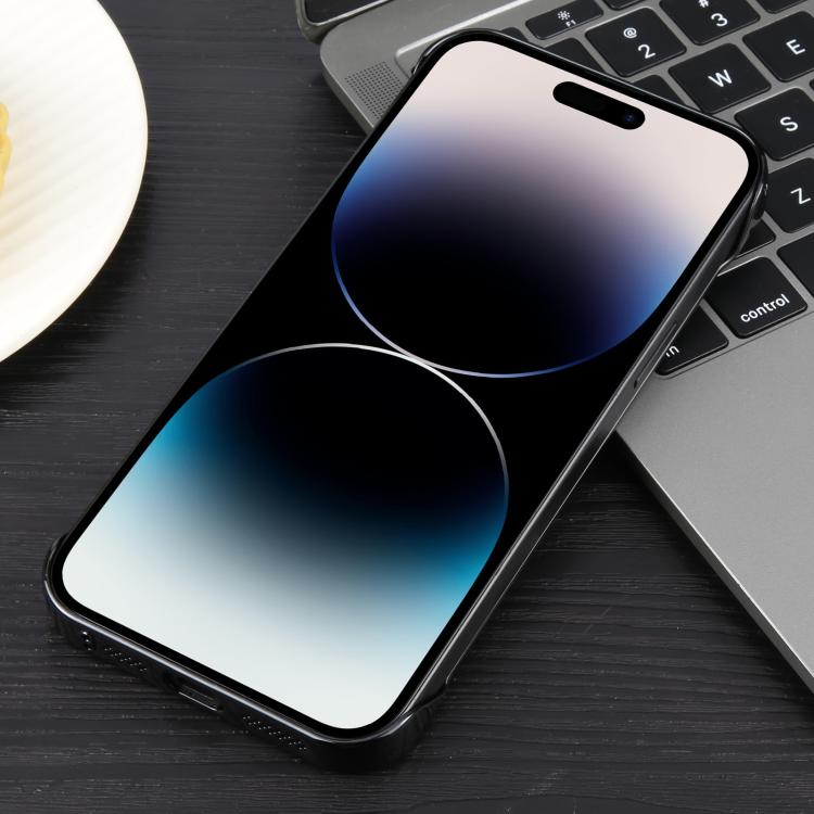 For iPhone 14 Pro Max Electroplating Frameless Frosted Anti-Glare PC MagSafe Phone Case(Black) - free shipping - PMC TechLife - Order now!