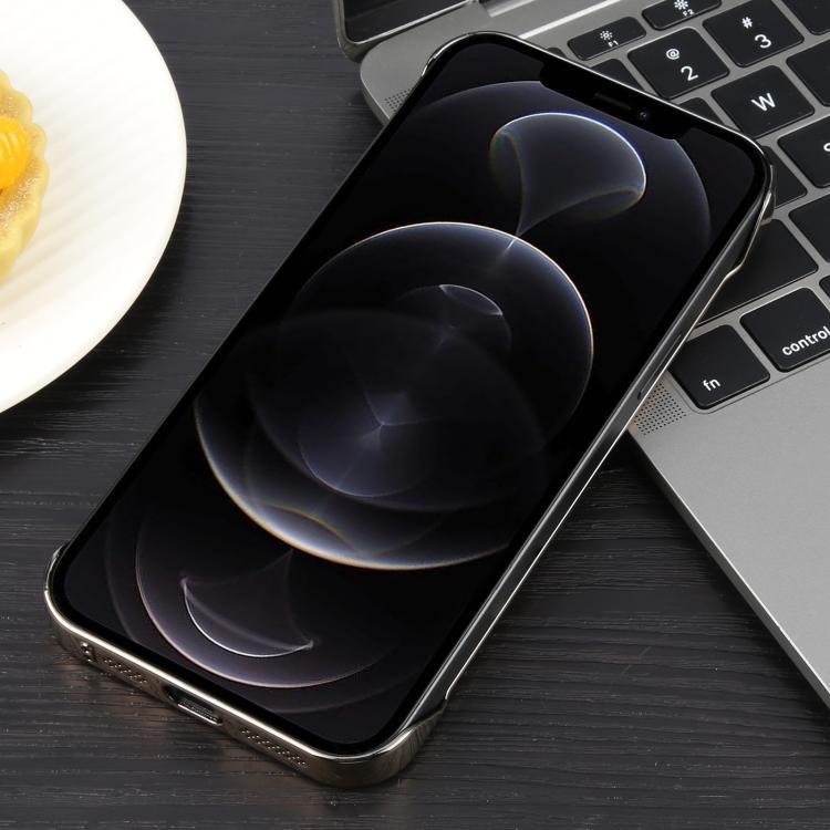 For iPhone 13 Pro Max / 12 Pro Max Electroplating Frameless Frosted Anti-Glare PC MagSafe Phone Case(Desert Gold) - free shipping - PMC TechLife - Order now!
