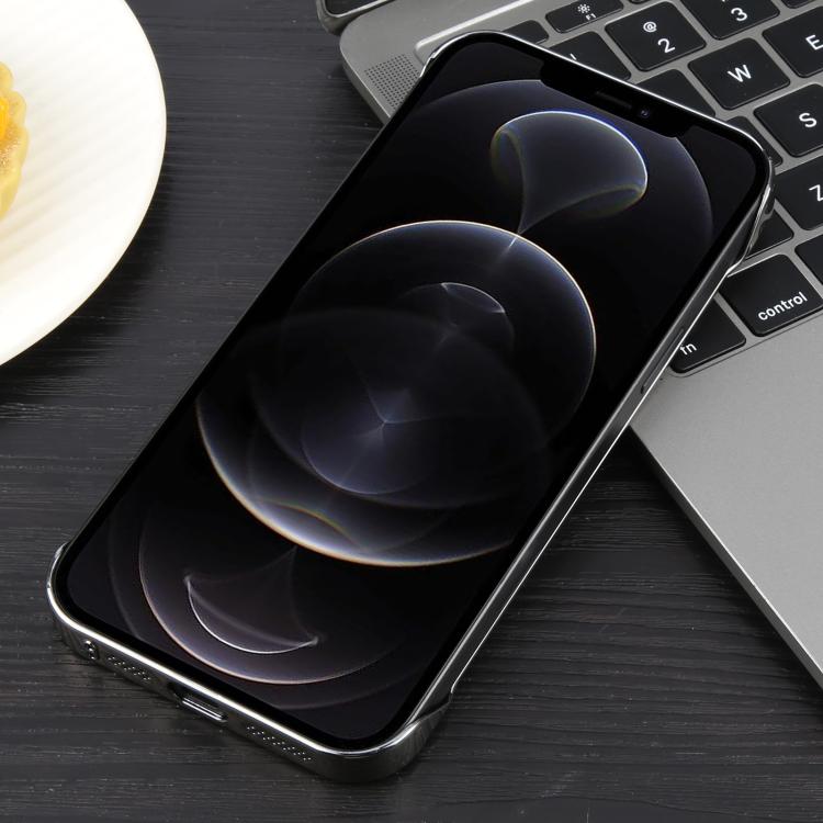 For iPhone 13 Pro Max / 12 Pro Max Electroplating Frameless Frosted Anti-Glare PC MagSafe Phone Case(Titanium Gray) - free shipping - PMC TechLife - Order now!