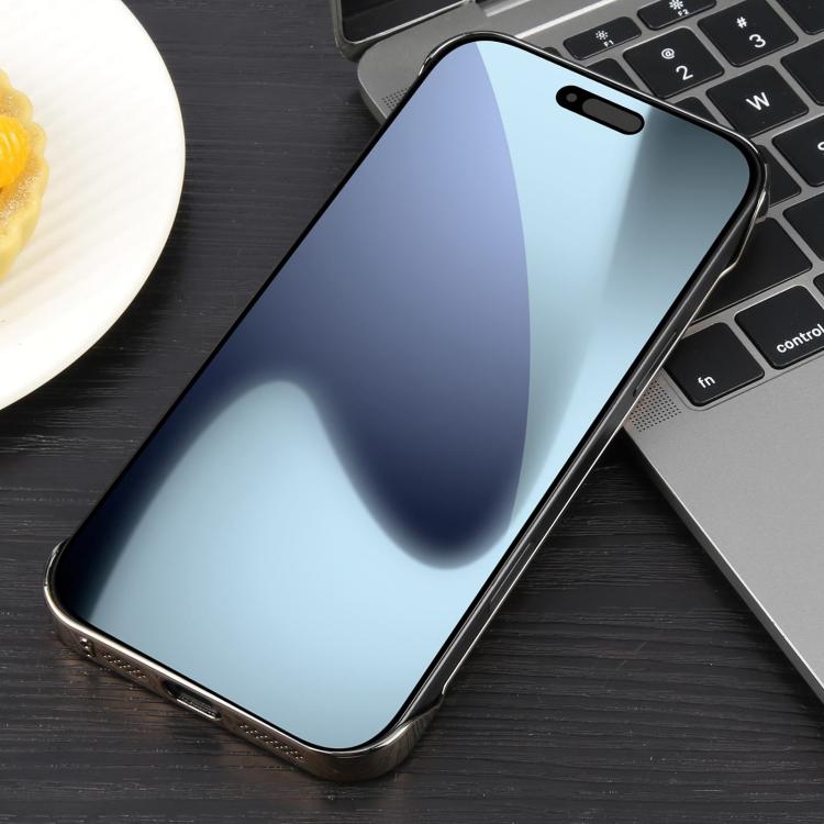 For iPhone 17 Pro Max Electroplating Frameless Frosted Anti-Glare PC MagSafe Phone Case(Desert Gold) - free shipping - PMC TechLife - Order now!