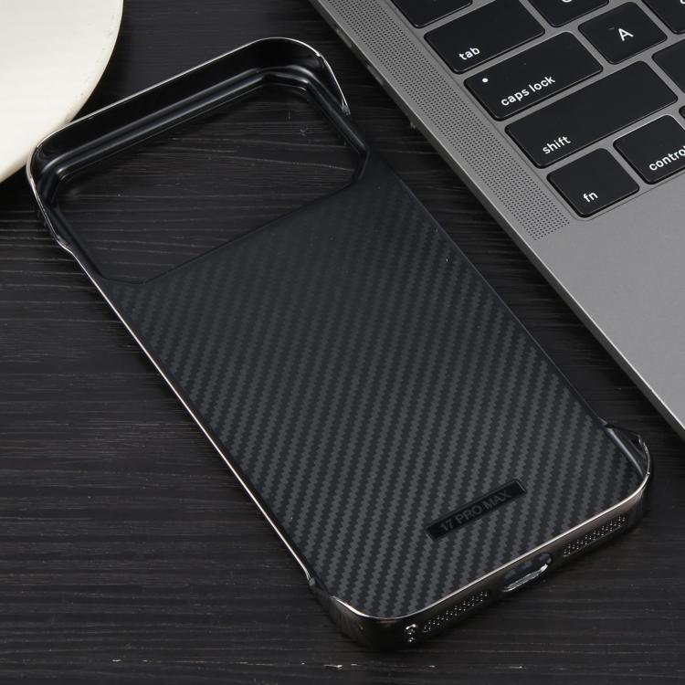 For iPhone 17 Pro Max Electroplating Frameless Frosted Anti-Glare PC MagSafe Phone Case(Titanium Gray) - free shipping - PMC TechLife - Order now!