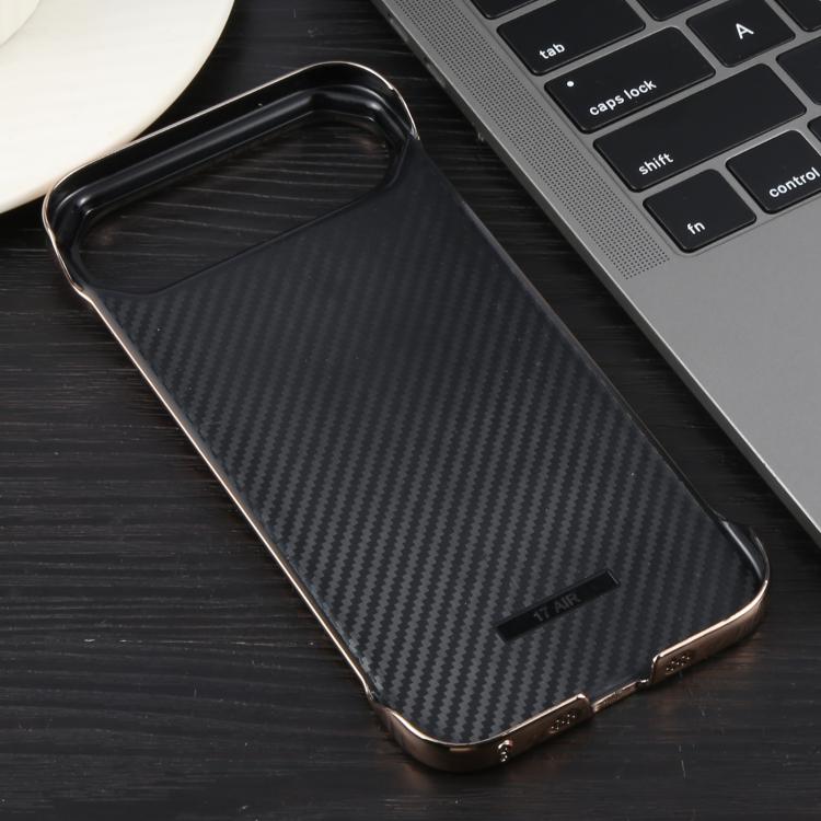 For iPhone 17 Air Electroplating Frameless Frosted Anti-Glare PC MagSafe Phone Case(Desert Gold) - free shipping - PMC TechLife - Order now!