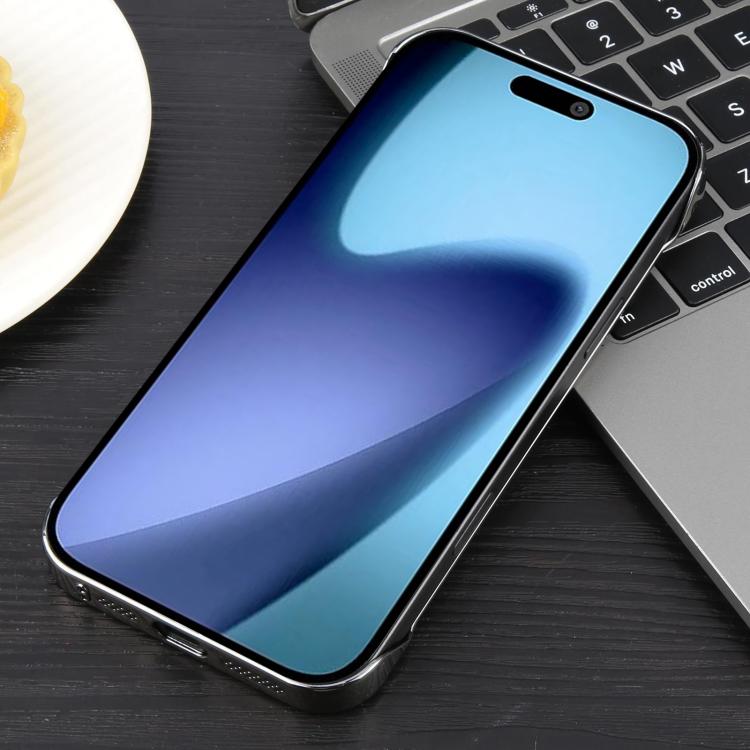 For iPhone 17 Air Electroplating Frameless Frosted Anti-Glare PC MagSafe Phone Case(Titanium Gray) - free shipping - PMC TechLife - Order now!