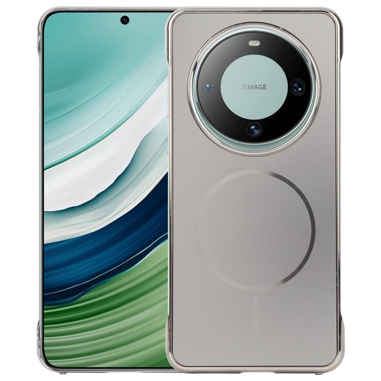 For Huawei Mate 60 Electroplating Frameless Frosted Anti-Glare PC MagSafe Phone Case(Titanium Gray) - free shipping - PMC TechLife - Order now!