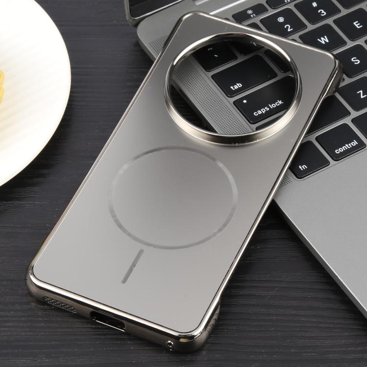 For Huawei Mate 60 Electroplating Frameless Frosted Anti-Glare PC MagSafe Phone Case(Titanium Gray) - free shipping - PMC TechLife - Order now!